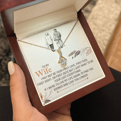 To My Wife Alluring Beauty Necklace From Husband Gift