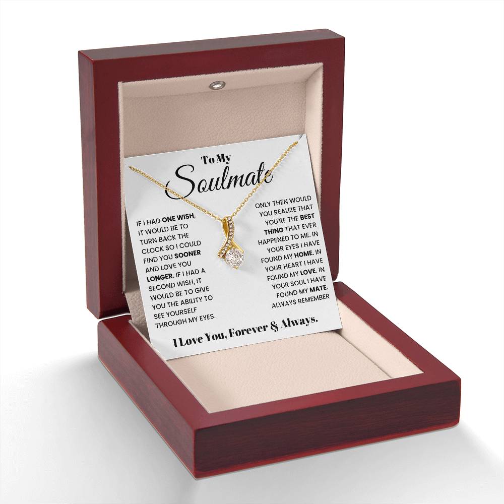 To my Soulmate Alluring Beauty Necklace From Husband