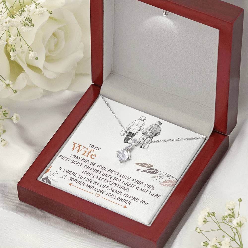 To My Wife Alluring Beauty Necklace From Husband Gift