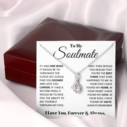 To my Soulmate Alluring Beauty Necklace From Husband