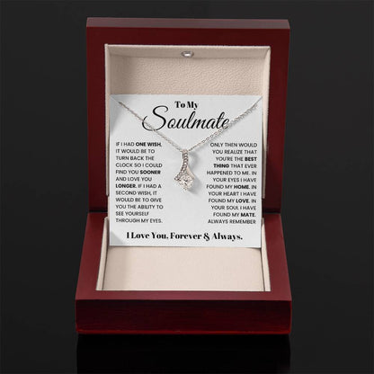 To my Soulmate Alluring Beauty Necklace From Husband