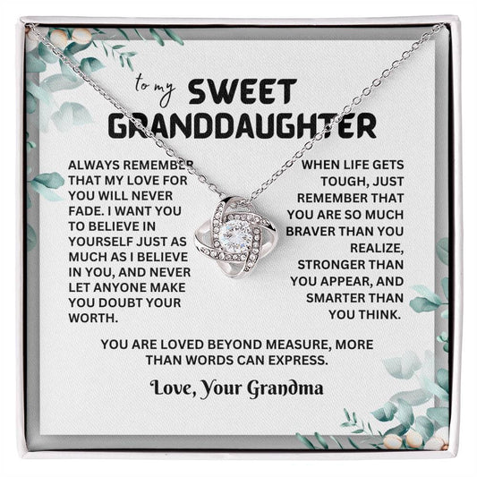 To My Sweet Granddaughter