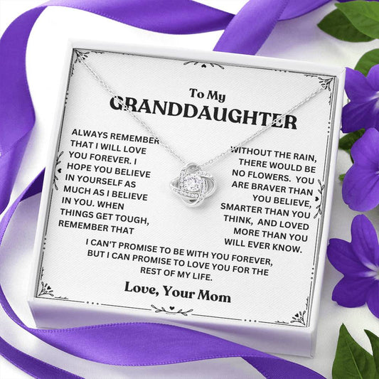 To My Granddaughter Necklace From Grandma