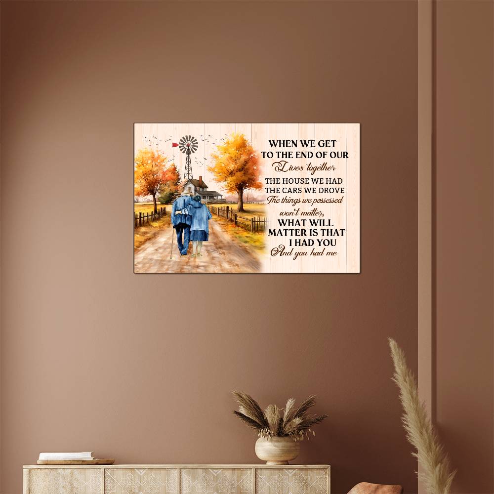 High Gloss Metal Art Gift For Couples