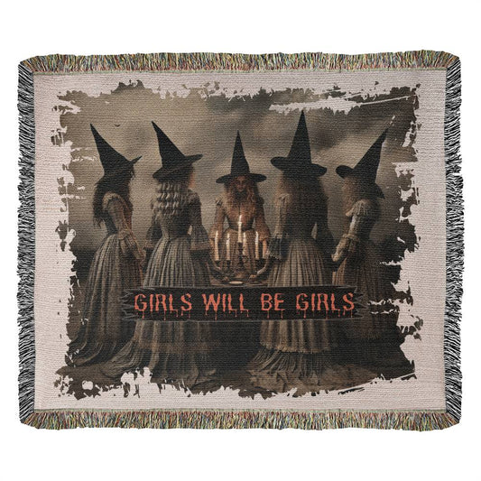 Girls Will Be Girls Wolven Blanket