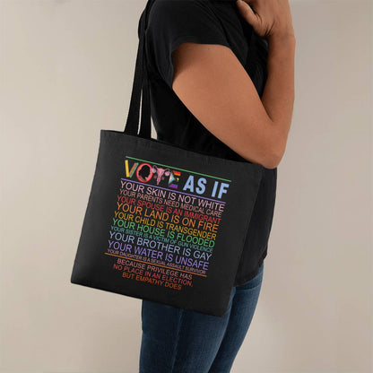 Vote As If Tote Bag