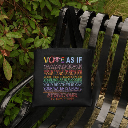 Vote As If Tote Bag