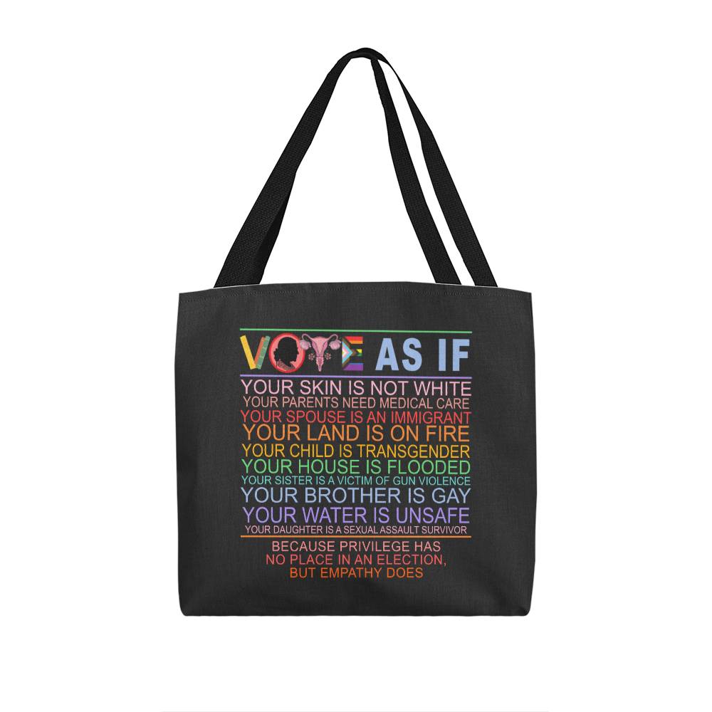 Vote As If Tote Bag