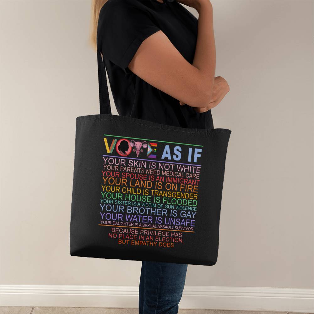 Vote As If Tote Bag