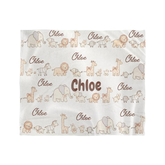 Personalized Baby Mink Blankets