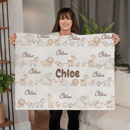 Personalized Baby Mink Blankets