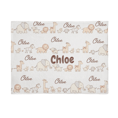 Personalized Baby Mink Blankets