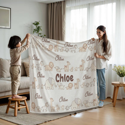 Personalized Baby Mink Blankets