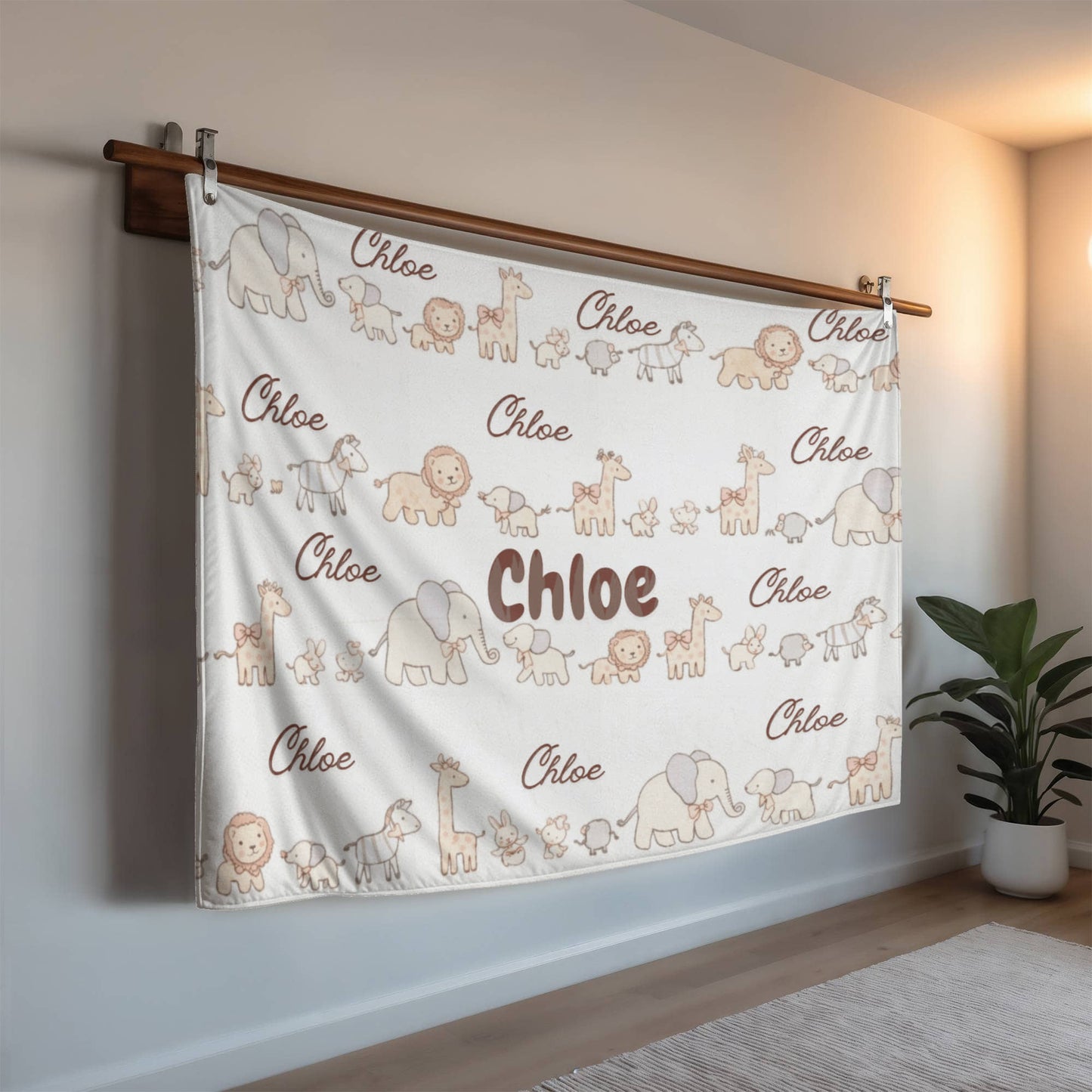 Personalized Baby Mink Blankets