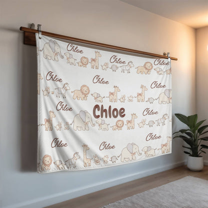 Personalized Baby Mink Blankets