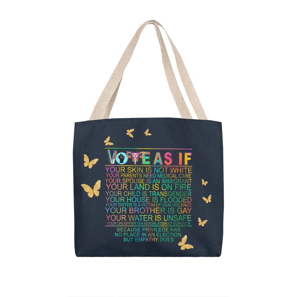 Vote As If Tote Bag