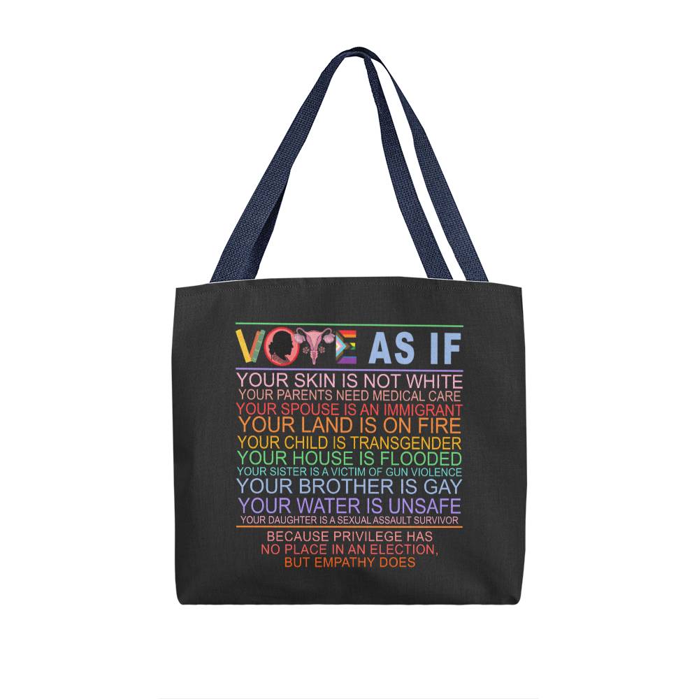 Vote As If Tote Bag