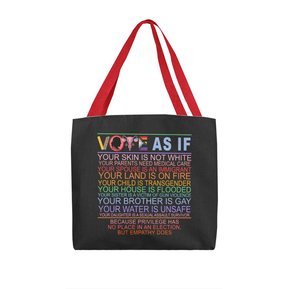 Vote As If Tote Bag