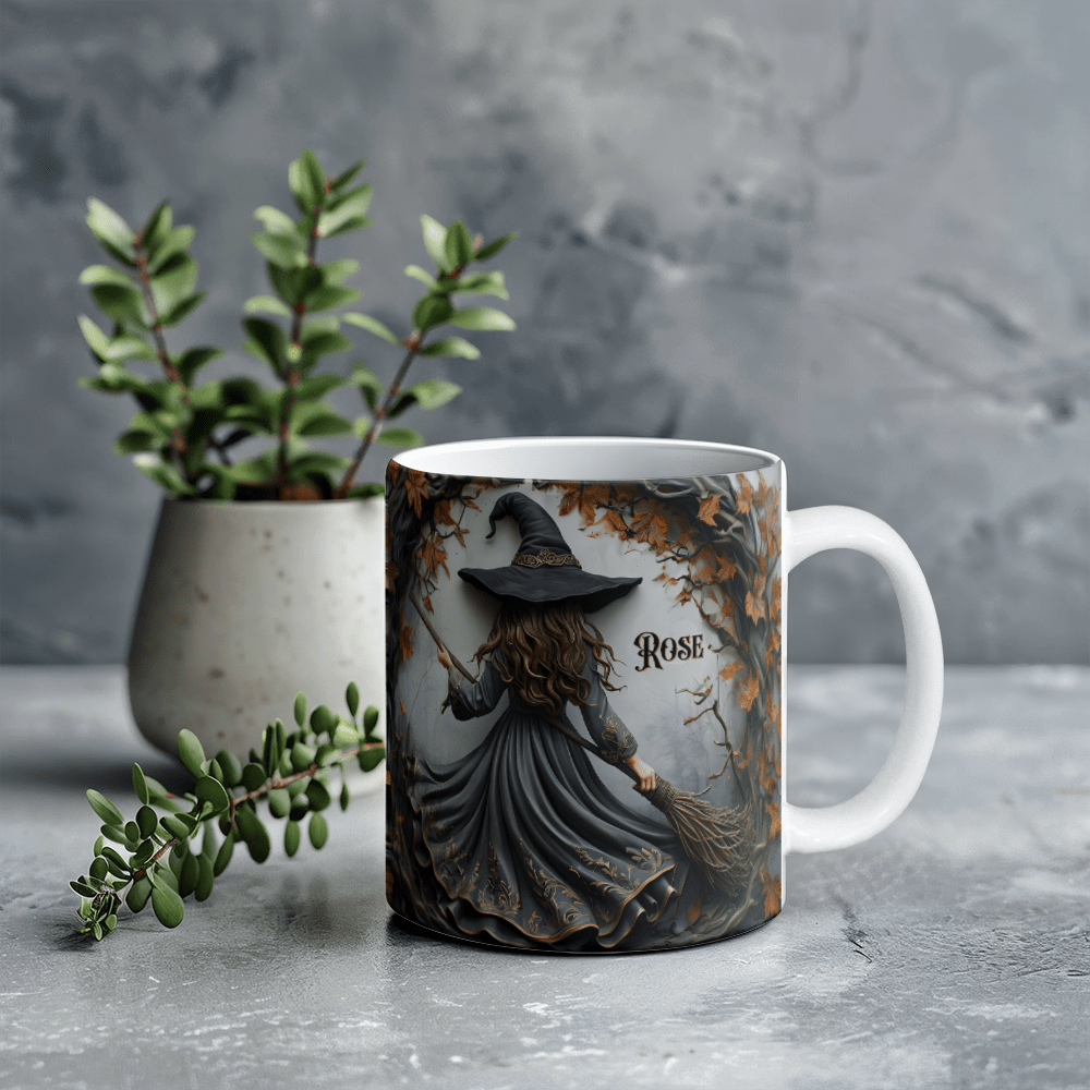 Personalized Witch Ceramic Mug