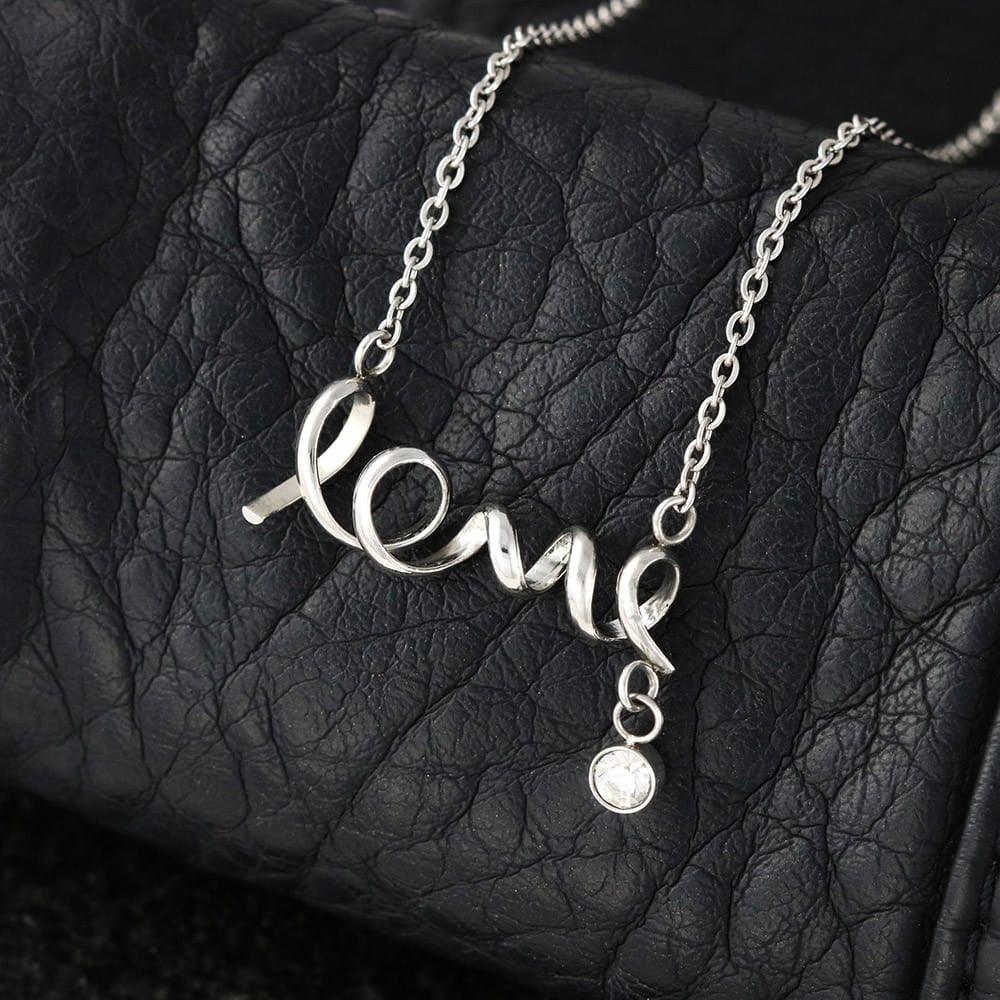 Funny Love Necklace for Mom