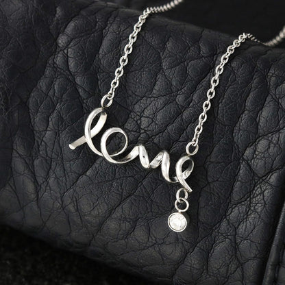Funny Love Necklace for Mom