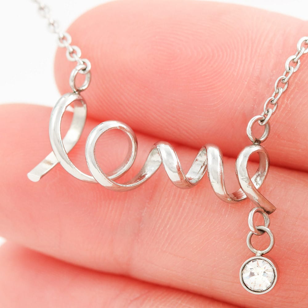 Funny Love Necklace for Mom