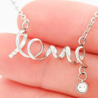 Funny Love Necklace for Mom