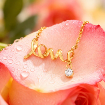 Funny Love Necklace for Mom
