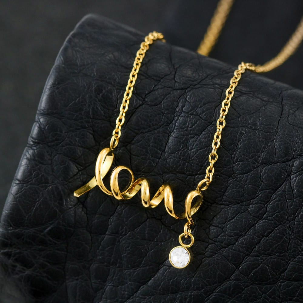 Funny Love Necklace for Mom