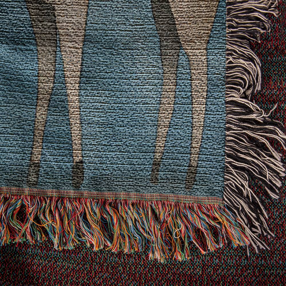 Personalized Woven Blanket Gift