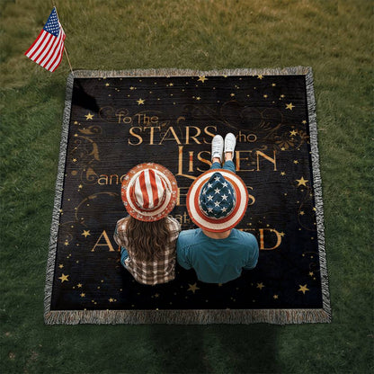 To The Stars Who Listen Wolven Blanket Gift