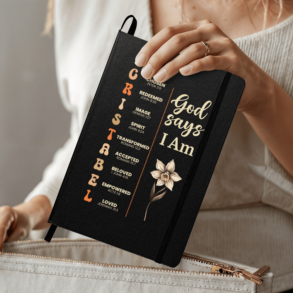 Personalized Bible Verse Journal Notebook For Her
