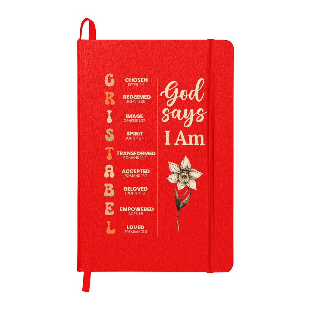 Personalized Bible Verse Journal Notebook For Her