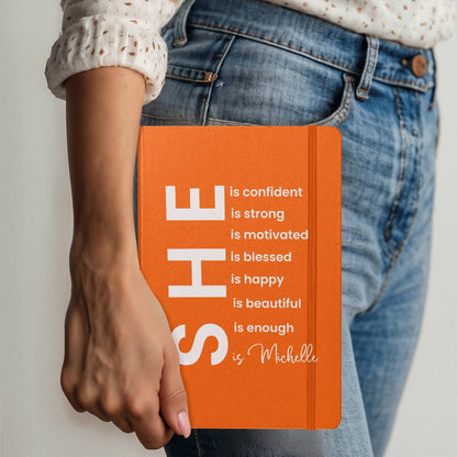 Personalized She is Strong Journal