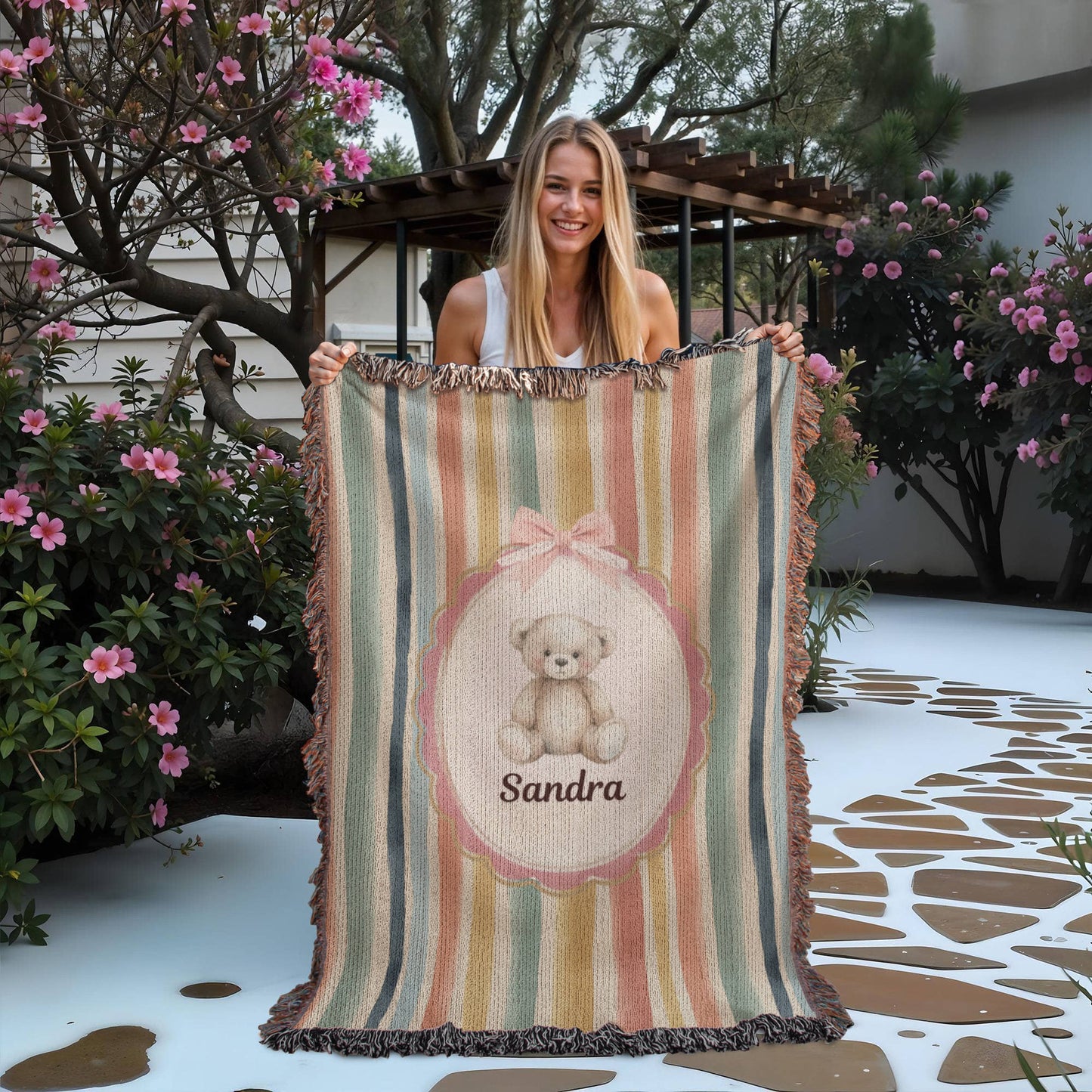 Baby Personalized Woven Blanket
