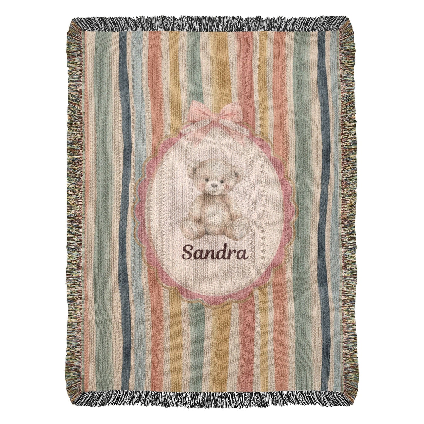 Baby Personalized Woven Blanket