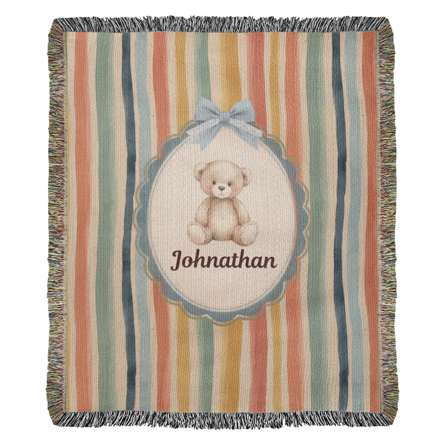 Baby Personalized Woven Blanket