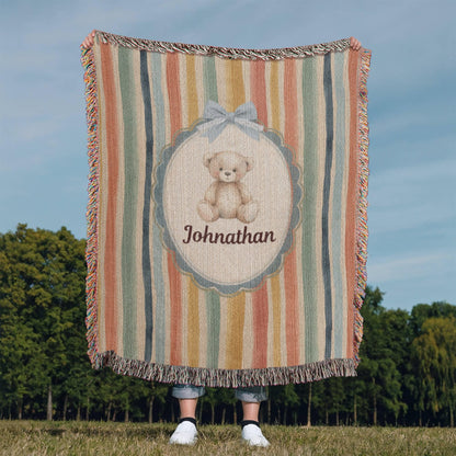 Baby Personalized Woven Blanket