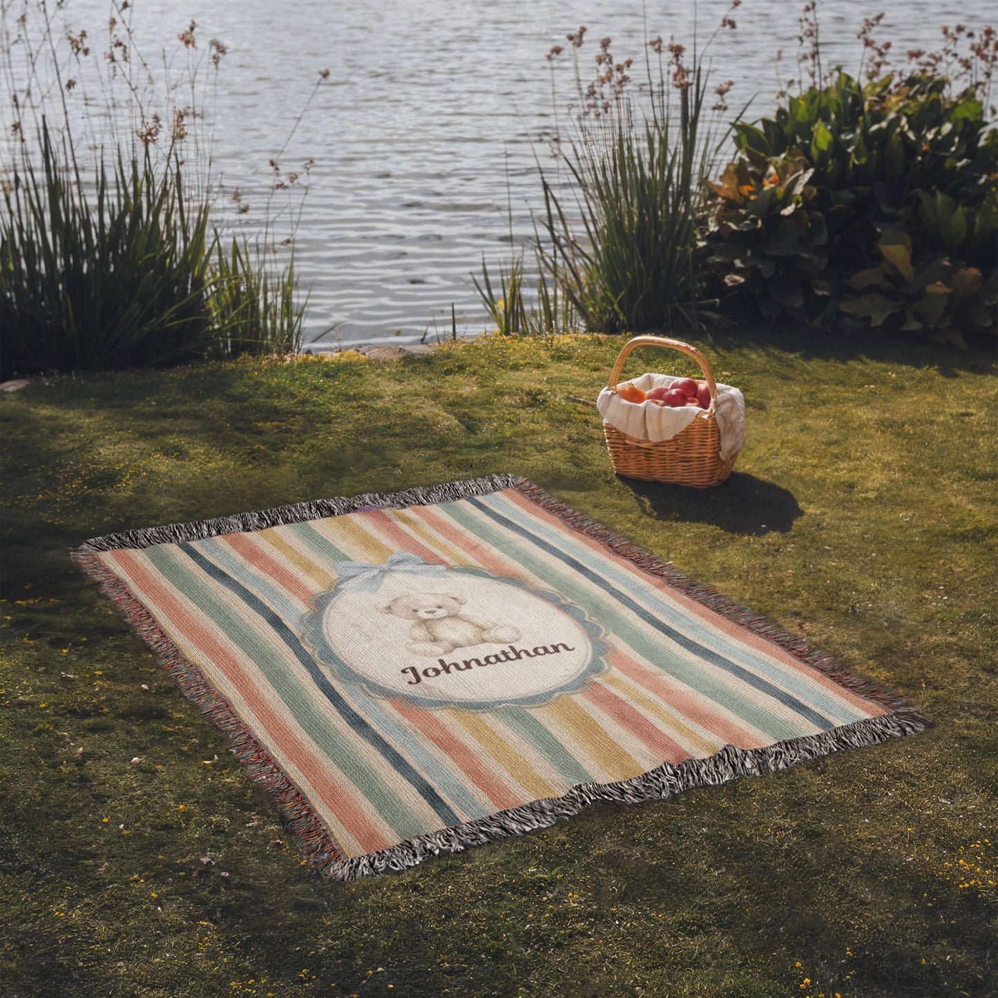 Baby Personalized Woven Blanket