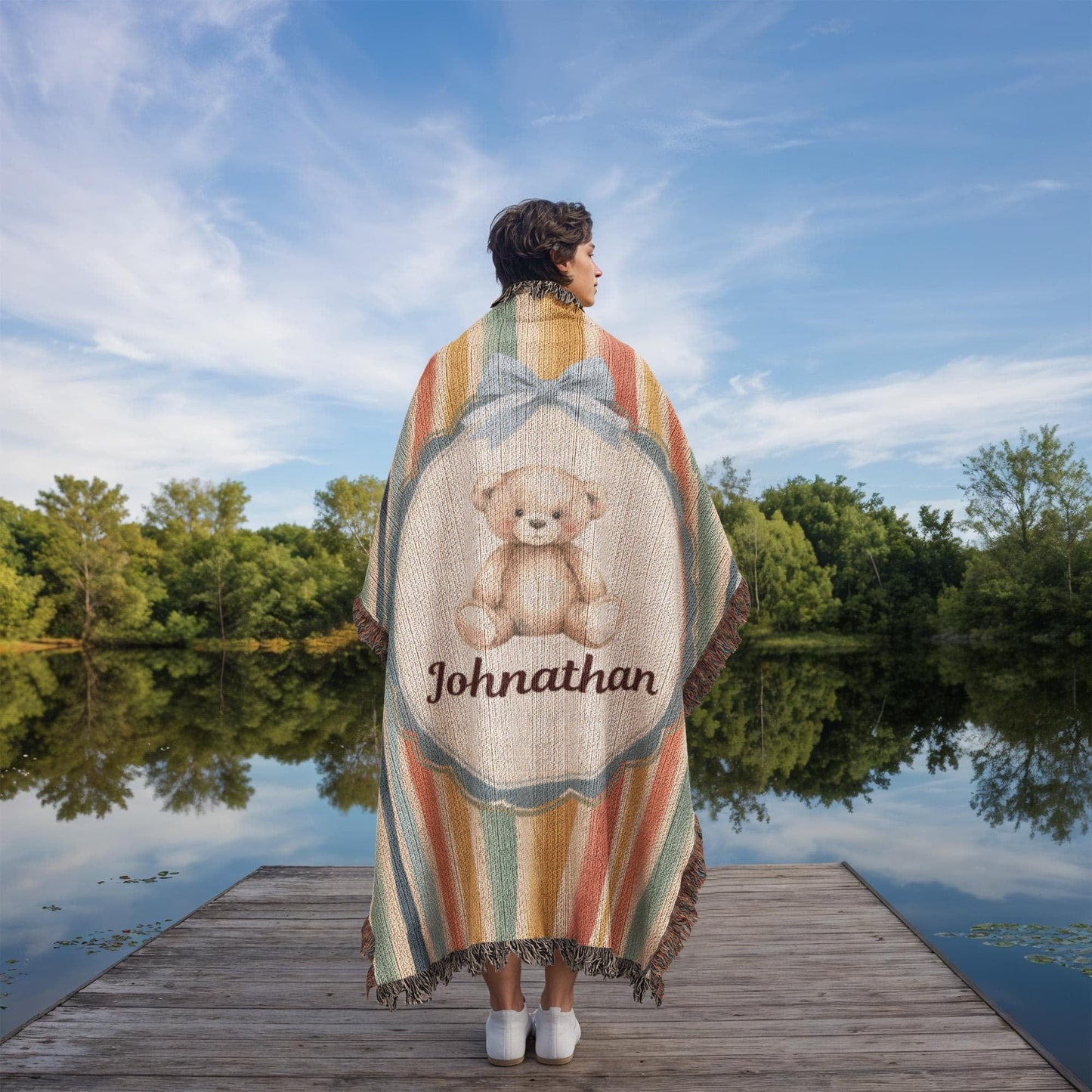 Baby Personalized Woven Blanket
