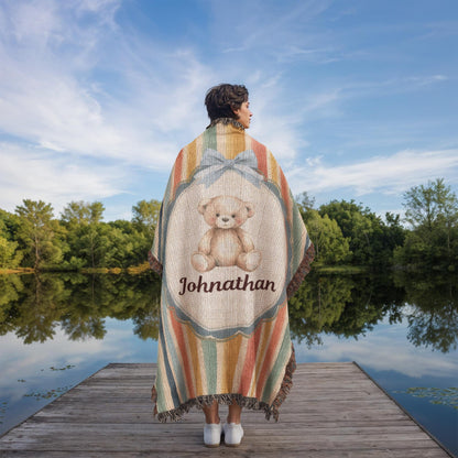 Baby Personalized Woven Blanket