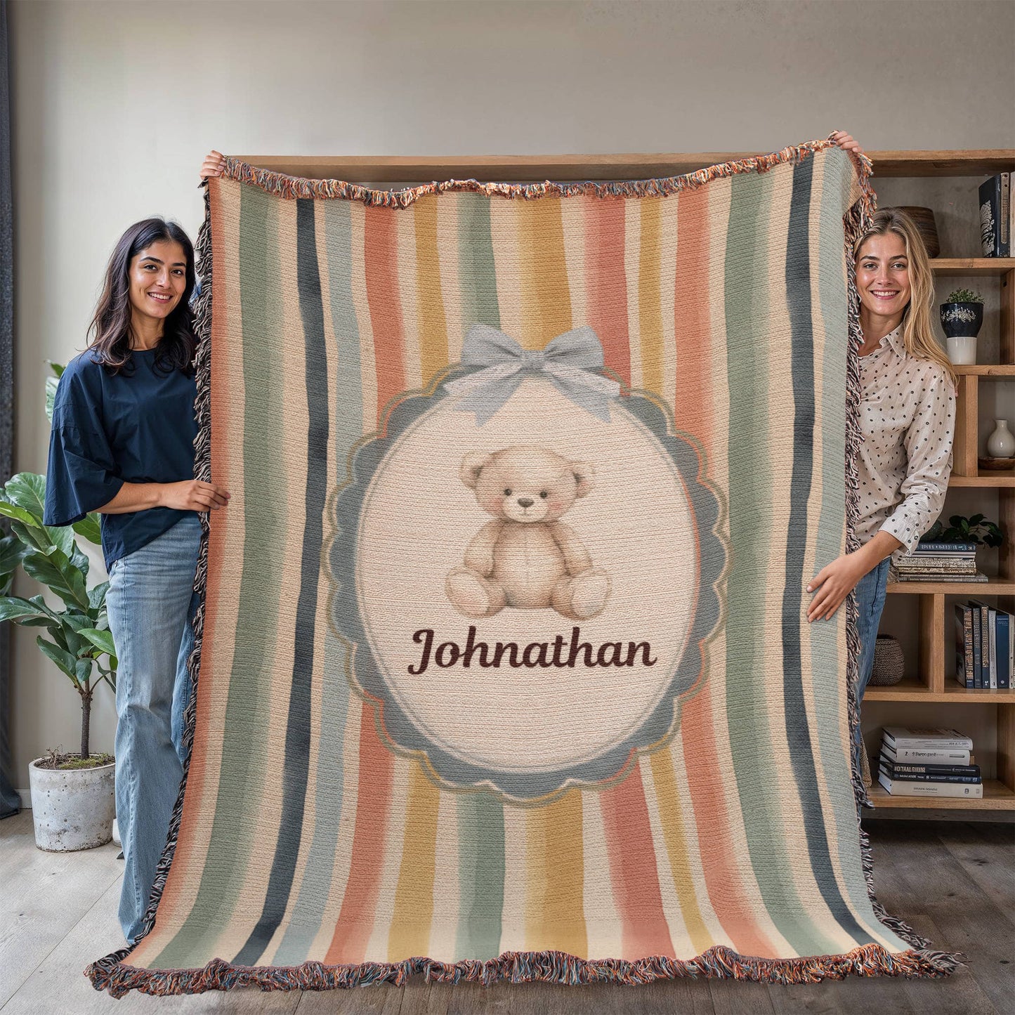 Baby Personalized Woven Blanket