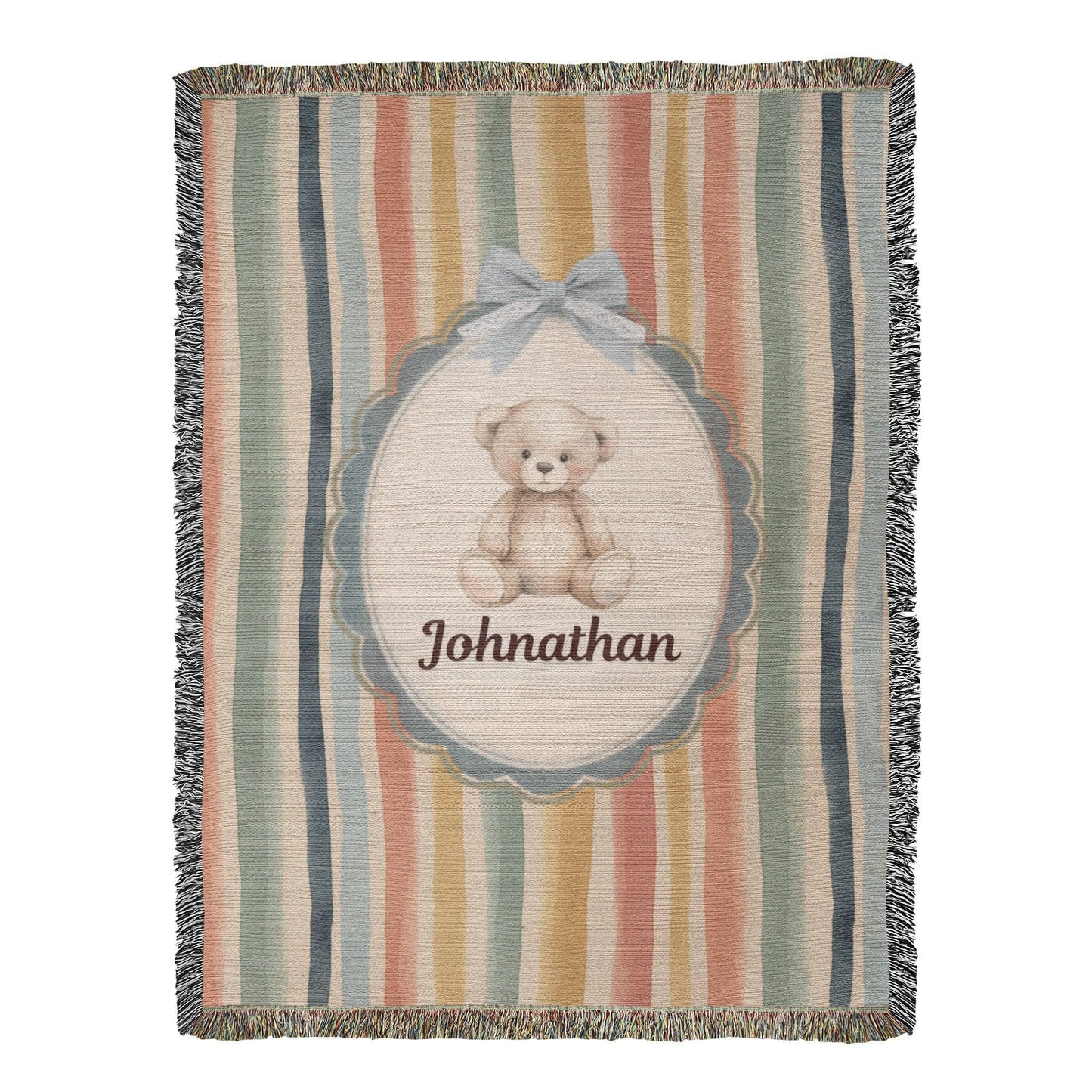 Baby Personalized Woven Blanket