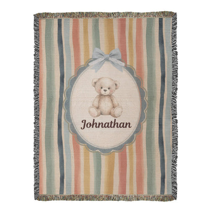 Baby Personalized Woven Blanket