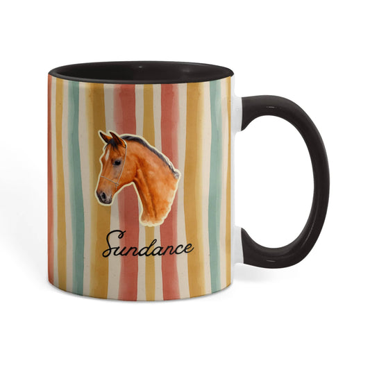 Personalized Horse  Colorful mug