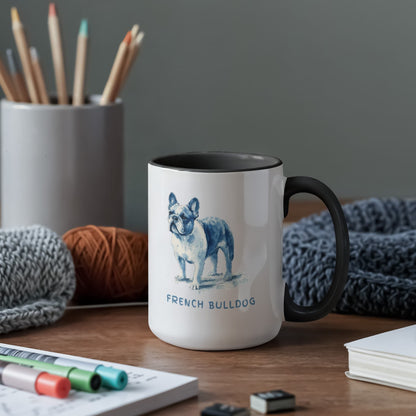 French Bulldog Colorful Mug