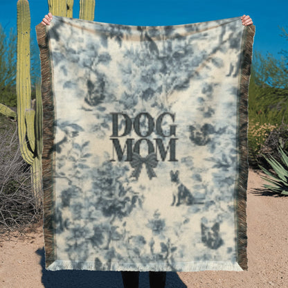German Shepard Dog Mom Woven Blanket Gift