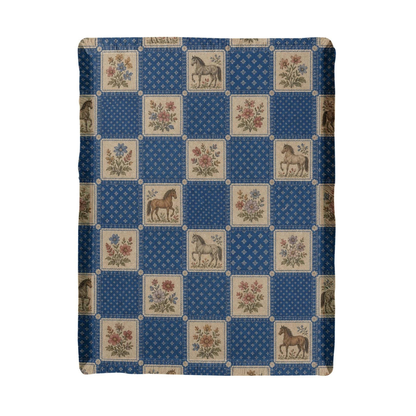 Horse Woven Blanket