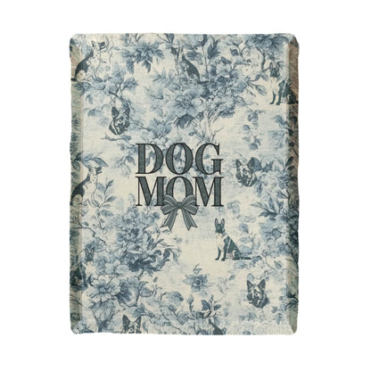 German Shepard Dog Mom Woven Blanket Gift