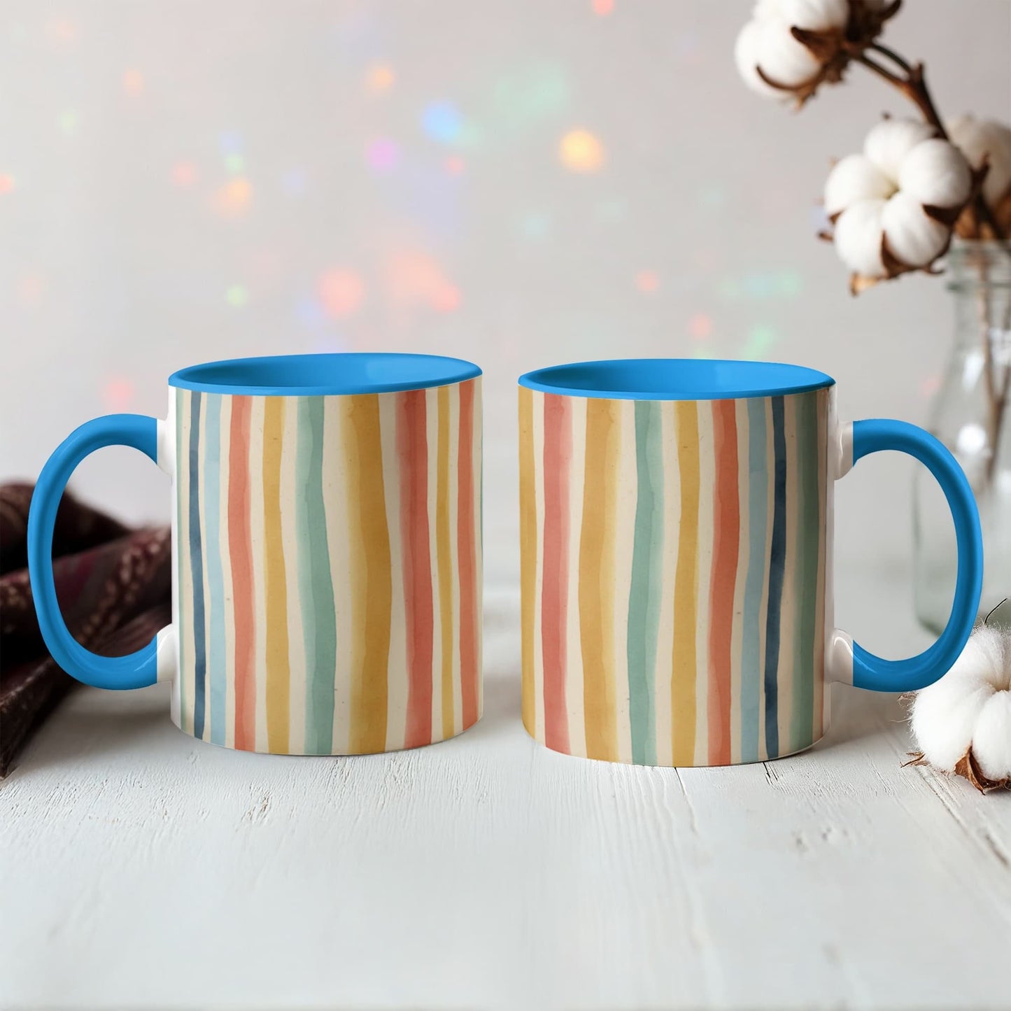 Striped Colorful mugs